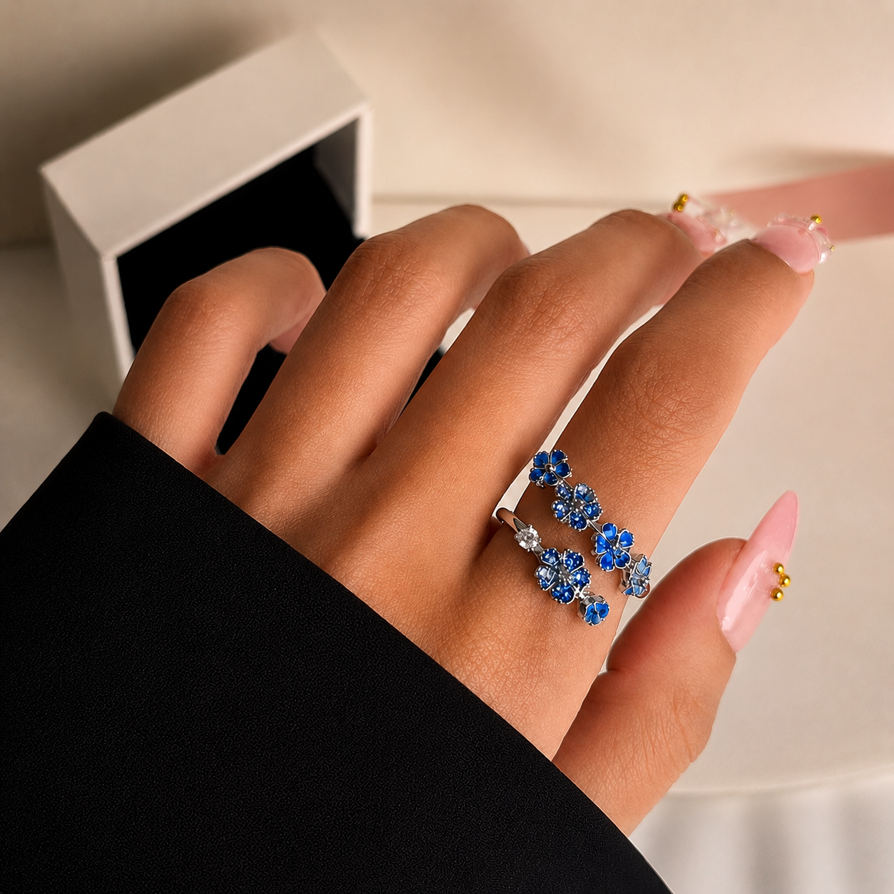 Peach Blossom Ring