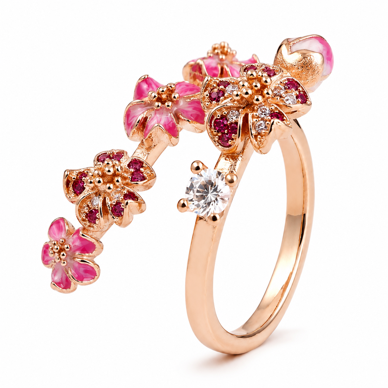 Peach Blossom Ring