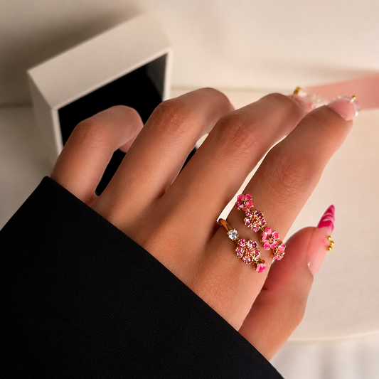 Peach Blossom Ring